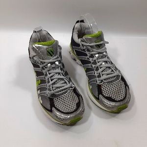 K-Swiss Guide Glide Size 8.5 Silver and Lime Green Ironman Sneakers Shoes